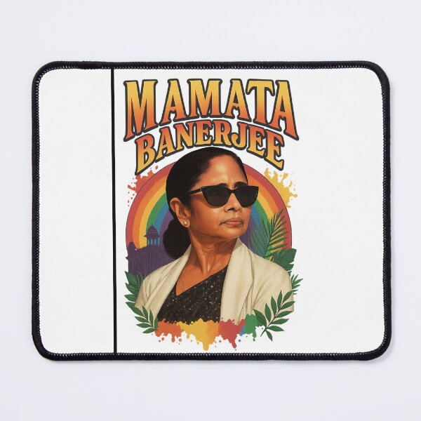 Item preview, Mamata Banerjee Strong Leader with Indian Heritage Backdrop designed and sold by Places On Earth.