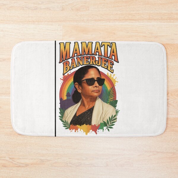 Item preview, Mamata Banerjee Strong Leader with Indian Heritage Backdrop designed and sold by Places On Earth.