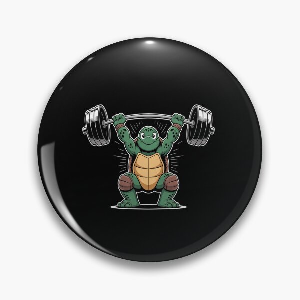 Item preview, Turtle Weightlifting Barbell Fitness Workout designed and sold by Catharsiscath.