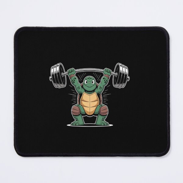 Item preview, Turtle Weightlifting Barbell Fitness Workout designed and sold by Catharsiscath.