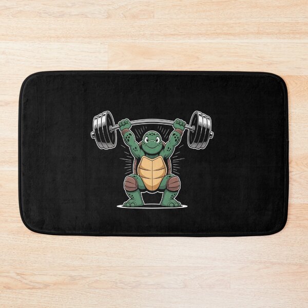 Item preview, Turtle Weightlifting Barbell Fitness Workout designed and sold by Catharsiscath.