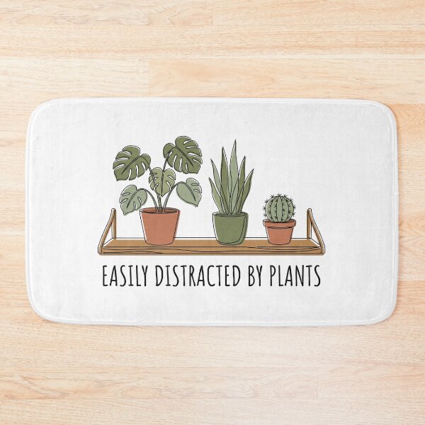 Item preview, Easily Distracted By Plants - Houseplant Lover designed and sold by WojcikDesigners.