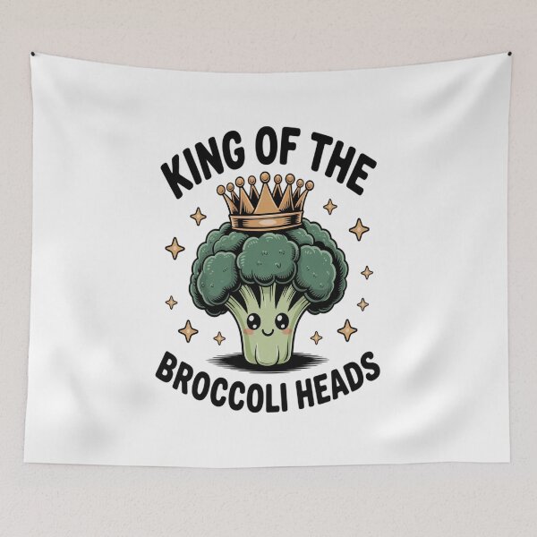 Item preview, King Of The Broccoli Heads designed and sold by Catharsiscath.