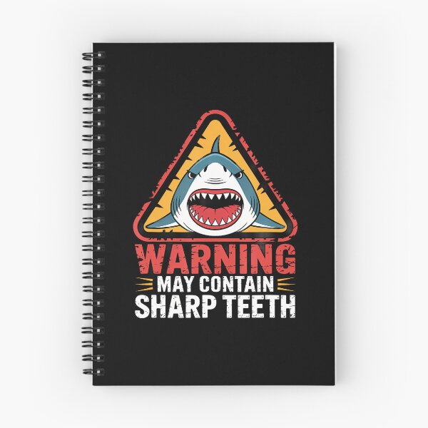 Item preview, Warning May Contain Sharp th Shark Diver designed and sold by AngelaSandra.