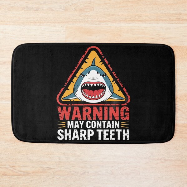 Item preview, Warning May Contain Sharp th Shark Diver designed and sold by AngelaSandra.