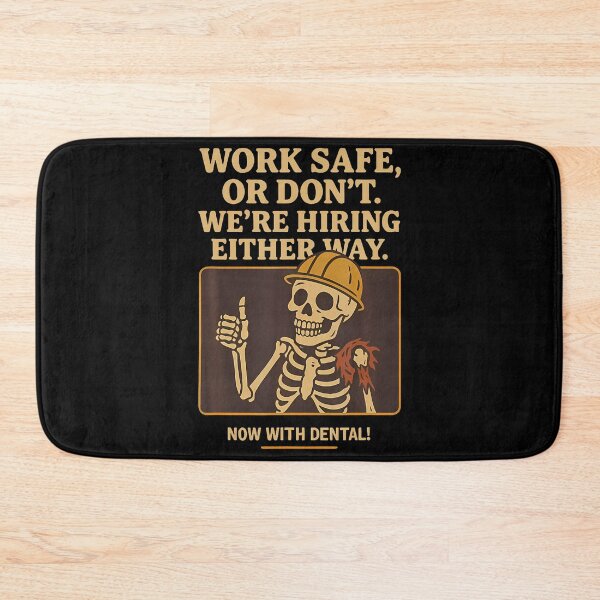 Item preview, Work Safe Or Don't We'Re Hiring Either Way Funny designed and sold by AngelaSandra.