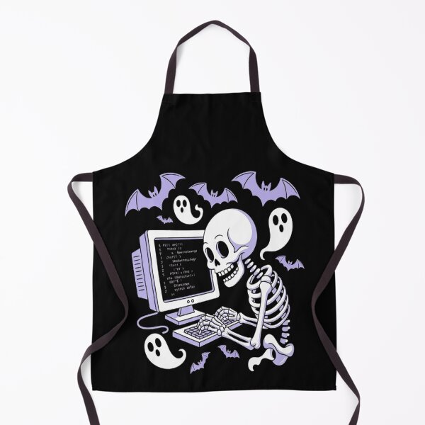 Item preview, Skeleton Programming Code Lovers Spooky Halloween Programmer designed and sold by CottonCandyPrin.