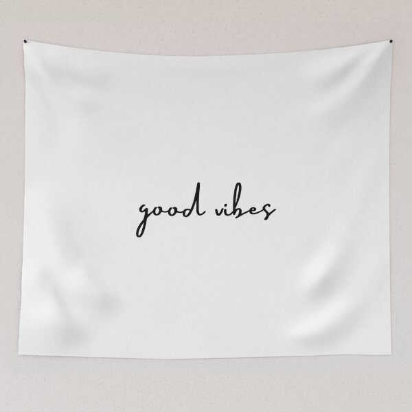 Item preview, Good Vibes (black) designed and sold by PotatoDesu.