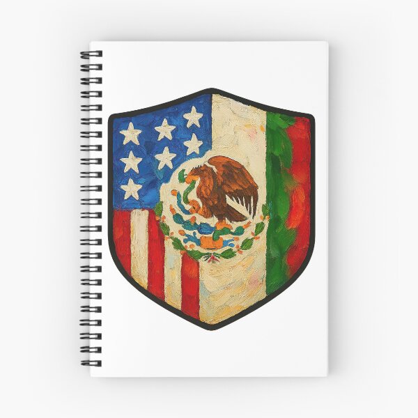 Item preview, Mexican American Flag, American Mexican Flag, Mexican And American Flag designed and sold by graphic-genie.