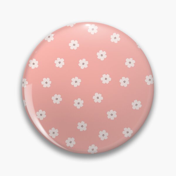 Item preview, Minimal Hand Drawn Scattered Ditsy Flowers In Pink Soft Peach designed and sold by EliveraDesigns.