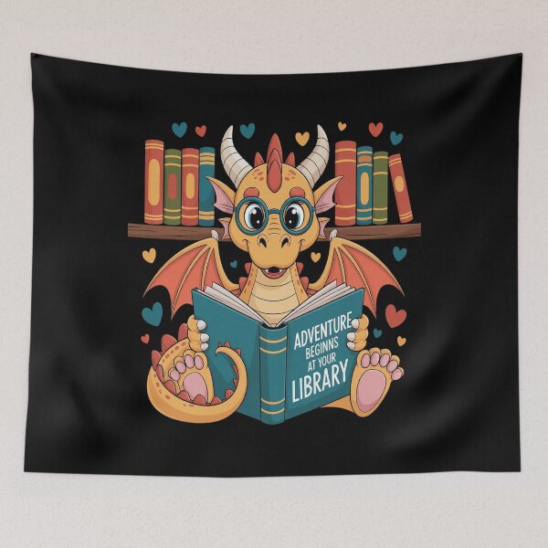 Item preview, Book Lover Adventure Summer Adventure Begins At Your Library designed and sold by KonopikaaArt.