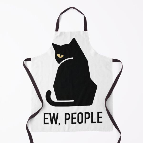 Item preview, Ew People - Grumpy Black Cat Introvert designed and sold by WojcikDesigners.