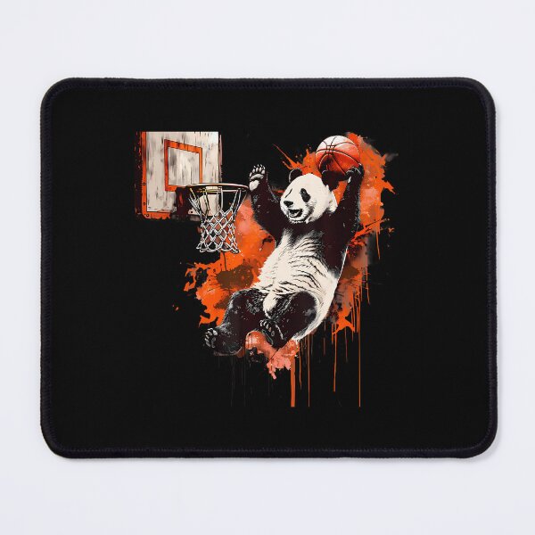 Item preview, Basketball Panda Bear Basketball Player Slam Dunk Artwork designed and sold by CandyceMillie.