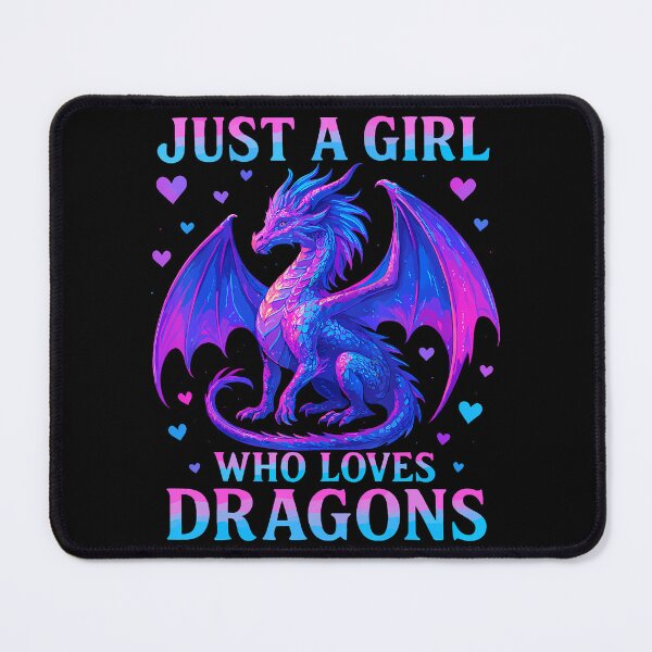 Item preview, Just A Girl Who Loves Dragons Dragon designed and sold by AngelaSandra.