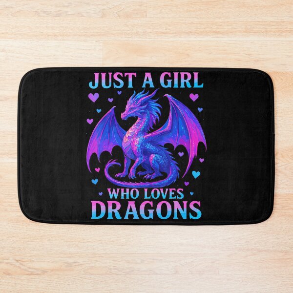 Item preview, Just A Girl Who Loves Dragons Dragon designed and sold by AngelaSandra.