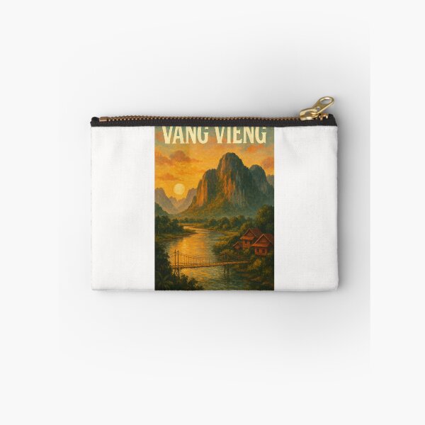 Item preview,  Sunset Over Nam Song River, Vang Vieng, Laos designed and sold by Places On Earth.