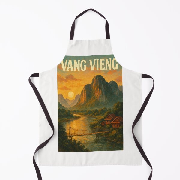 Item preview, Sunset Over Nam Song River, Vang Vieng, Laos designed and sold by Places On Earth.