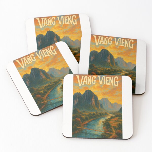 Item preview,  Vang Vieng Mountain Landscape Along the Nam Song River designed and sold by Places On Earth.