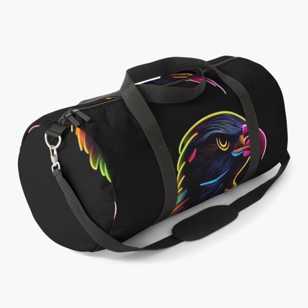 Item preview, Neon Eagle Head – Colorful Glowing Bird Art designed and sold by Kruti Collection.