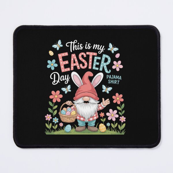 Item preview, My Easter Day Pyjama Floral Bunny Gnome designed and sold by DianaStantzo.