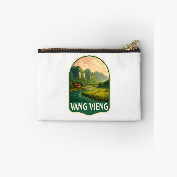 Item preview,  Rice Fields and Riverbanks of Vang Vieng, Laos designed and sold by Places On Earth.