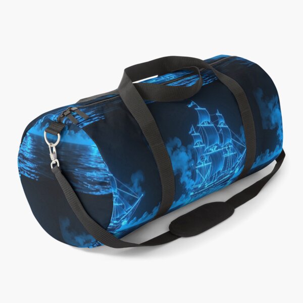 Item preview, Neon Ghostship – A Futuristic Vision of Light, Mystery, and Ocean Dreams designed and sold by PixelVibe782.