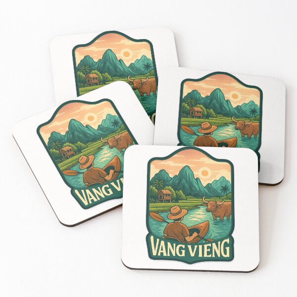 Item preview,  Kayaking Through Vang Vieng Countryside, Laos designed and sold by Places On Earth.