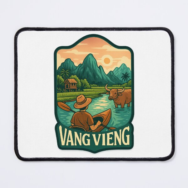 Item preview, Kayaking Through Vang Vieng Countryside, Laos designed and sold by Places On Earth.