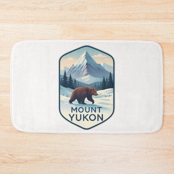 Item preview,  Winter Wilderness of Mount Yukon with Grizzly Bear designed and sold by Places On Earth.