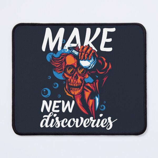 Item preview, Make New Discoveries – Skull Explorer Illustration designed and sold by mubashshirazam.