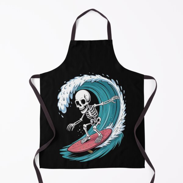 Item preview, Skeleton Surfer Halloween Wave Surfing Surf designed and sold by CottonCandyPrin.