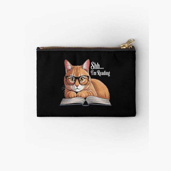 Item preview, Bookworm Avid Reader - Cat Reading Book designed and sold by KonopikaaArt.