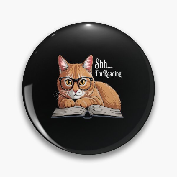 Item preview, Bookworm Avid Reader - Cat Reading Book designed and sold by KonopikaaArt.