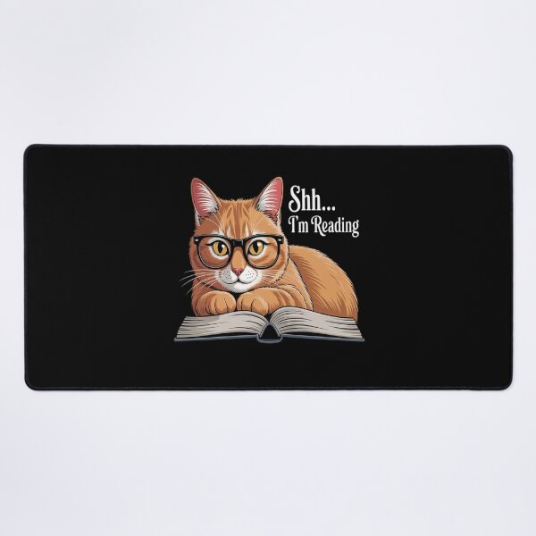 Item preview, Bookworm Avid Reader - Cat Reading Book designed and sold by KonopikaaArt.