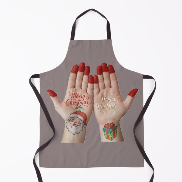 Item preview, Merry Christmas & Happy New Year Hand Art Illustration designed and sold by DroolWorthyUS.