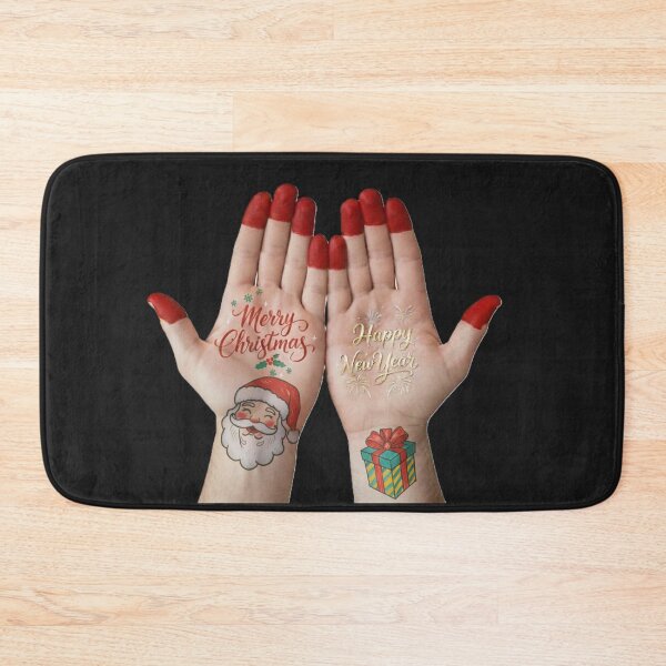 Item preview, Merry Christmas & Happy New Year Hand Art Illustration designed and sold by DroolWorthyUS.