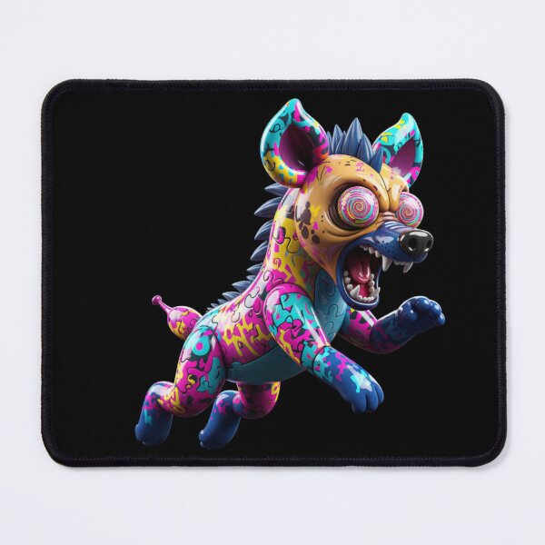 Item preview, Neon Graffiti Hyena Jump – Urban Pop Art Cartoon designed and sold by PLUSHIWORLDtm.