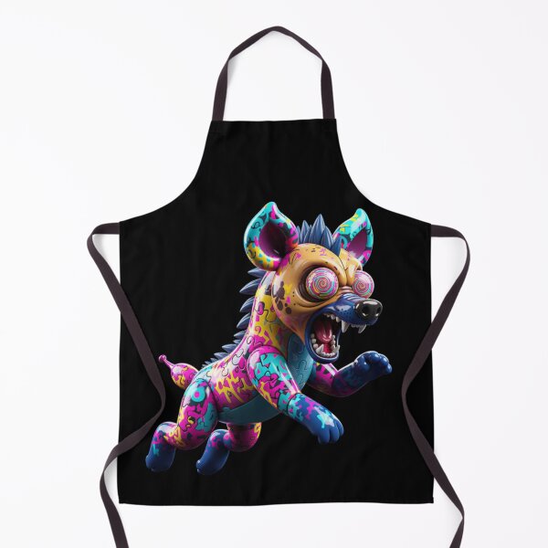 Item preview, Neon Graffiti Hyena Jump – Urban Pop Art Cartoon designed and sold by PLUSHIWORLDtm.