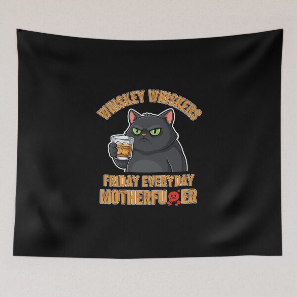 Item preview, Salty Black Cat Friday Whiskey designed and sold by Mainuld1923.
