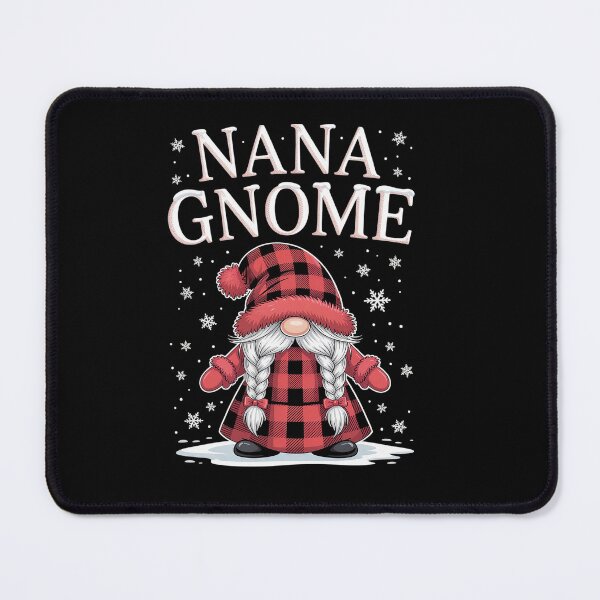 Item preview, Nana Gnomes Check Red Plaid Pattern Christmas Gnome designed and sold by DianaStantzo.