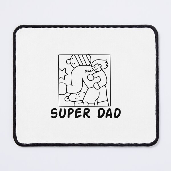 Item preview, Super dad line art design designed and sold by tonylau81.