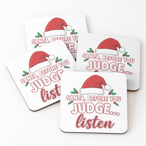 Item preview, Funny Santa Before You Judge Quote designed and sold by graphicnew.