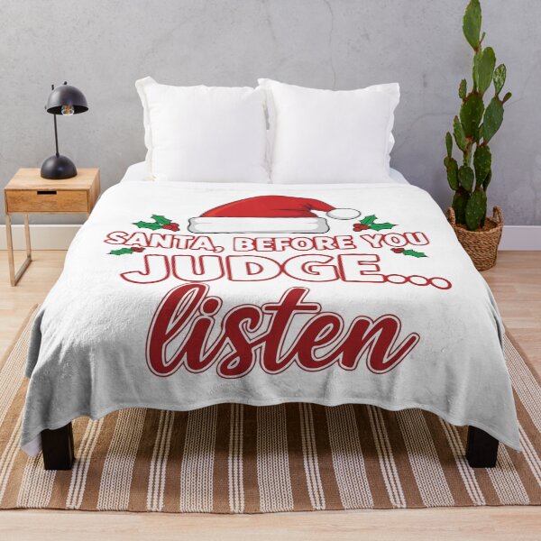 Item preview, Funny Santa Before You Judge Quote designed and sold by graphicnew.