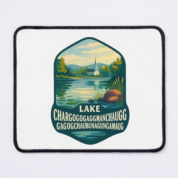 Item preview, Lake Chargoggagoggmanchauggagoggchaubunagungamaugg in Webster, Massachusetts designed and sold by Places On Earth.