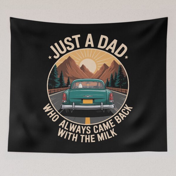 Item preview, Just A Dad Who Always Came Back With The Milk Fathers Day designed and sold by Elenasriveras.