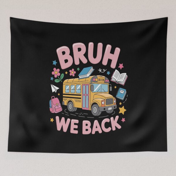 Item preview, Bruh We Back School Bus First Day Of School Bus Driver designed and sold by KonopikaaArt.