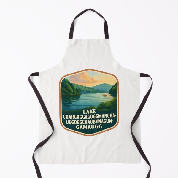 Item preview, Sunset at Lake Chargoggagoggmanchauggagoggchaubunagungamaugg, Webster MA designed and sold by Places On Earth.