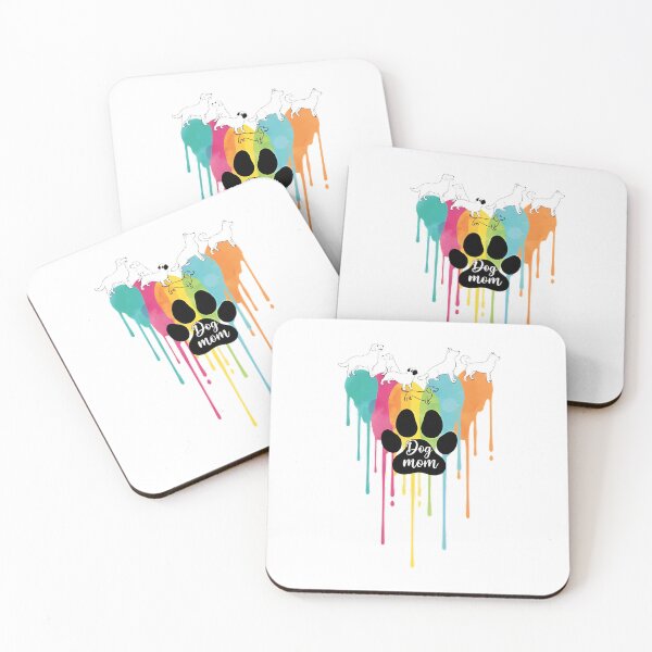 Item preview, Melting Dogs Dog Mom Funny Art designed and sold by Ancen1941.