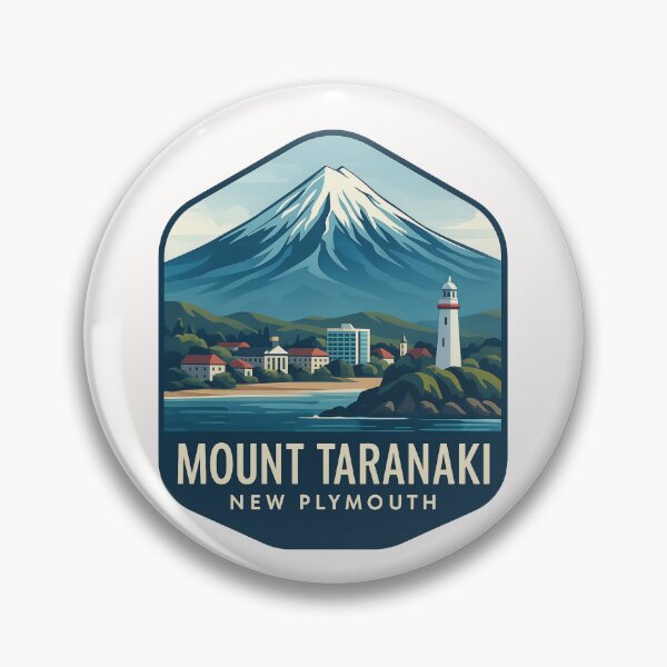 Item preview,  Mount Taranaki and Coastal City of New Plymouth, New Zealand designed and sold by Places On Earth.
