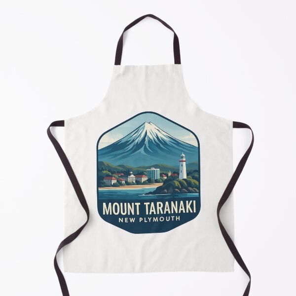 Item preview,  Mount Taranaki and Coastal City of New Plymouth, New Zealand designed and sold by Places On Earth.